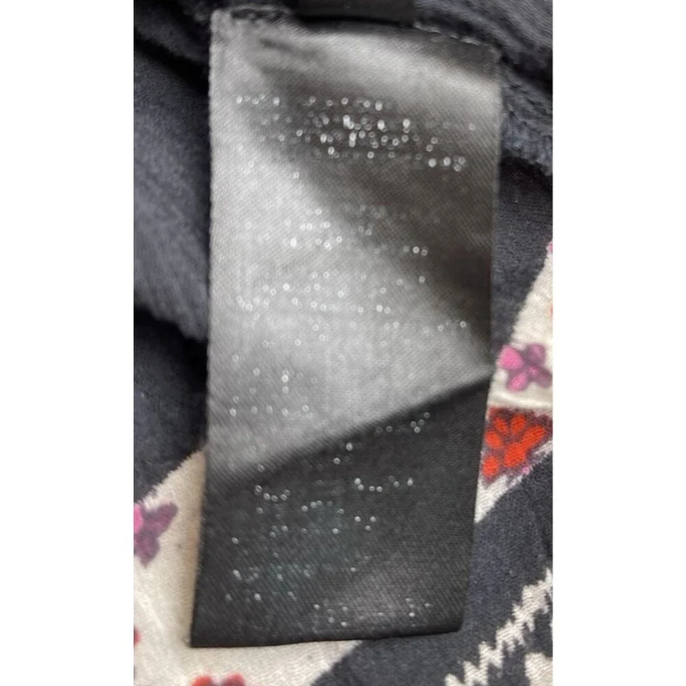 Free People NEW balloon sleeve v-neck metallic accents sequin peasant Small